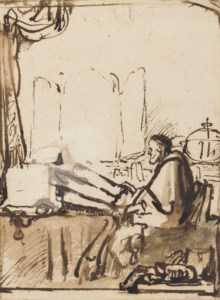 Saint Jerome in his study