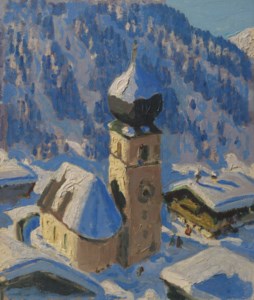 Tiroler Bergdorf (Auracher Kirchl)