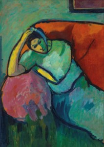 Alexej von Jawlensky, Sitzende Frau
