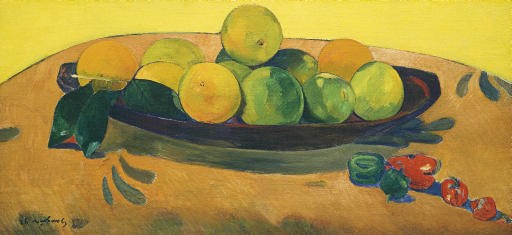 Paul Gauguin, Nature morte aux fruits et piments