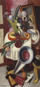 Max Beckmann, Stilleben mit Grammophon und Schwertlilien