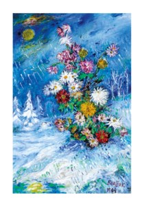 Flowers in the snow