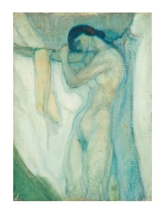 Standing nude