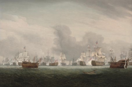 The height of the action on the 'Glorious First of June', 1794