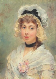 Portrait of a young woman