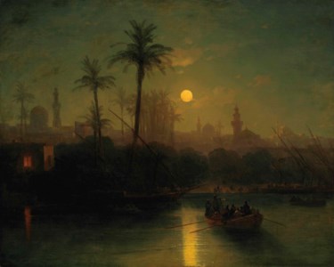 View of the Saladin Citadel from the banks of the Nile