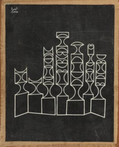 Untitled (Black and white composition)