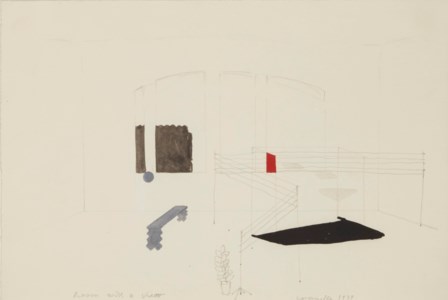 Un ensemble de deux oeuvres sur papier (i) Virtuositat is nicht genug (ii) Room with a view