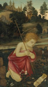 The Young Saint John the Baptist praying in a landscape