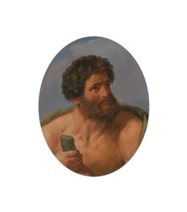Hercules with his club