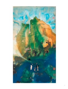 Zhang Da Qian, Summer on California Mountain