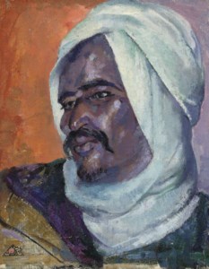 Portrait of a Bedouin traveller