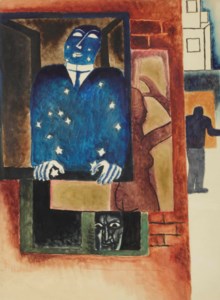 Fenêtre dans la nuit