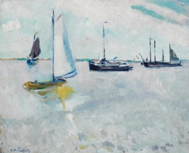 Sailboats near Scheveningen