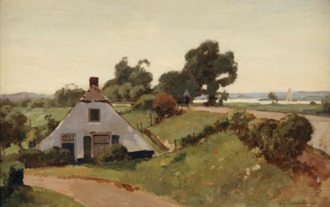 Bij den Dijk; farmhouse near the river IJssel