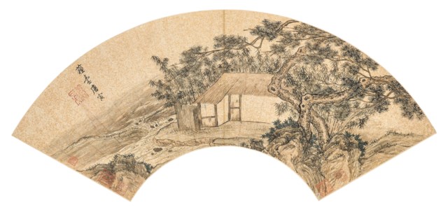 House under Pine Tree