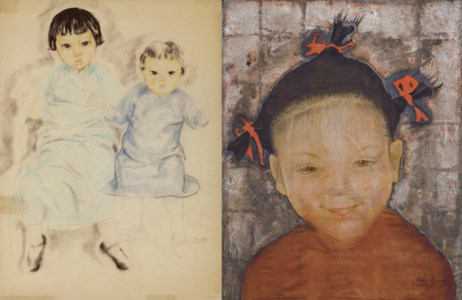 Portrait of a Young Vietnamese; & Portrait of Two Vietnamese Children