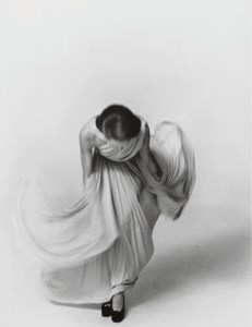 Bowing Lady, for the Vogue Collections, Paris, 1972