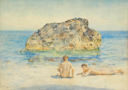 The sunbathers