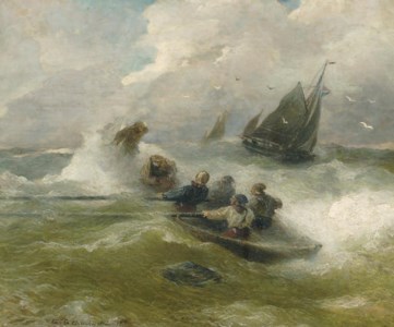 Rowing on rough seas