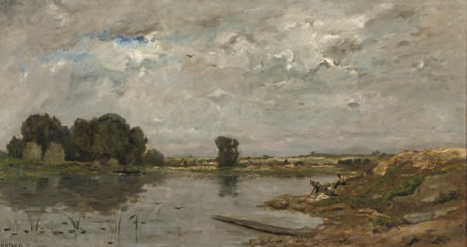 Washing in the river