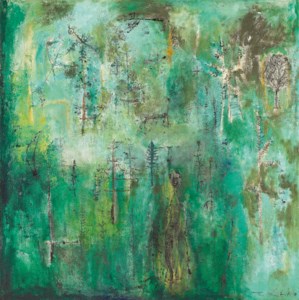 Zao Wou-Ki, Untitled ( Vert é meraude)