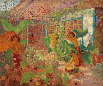 Adrien-Jean Le Mayeur, Dancers in the Garden, Bali