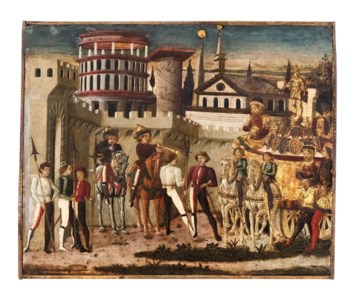 Scena di trionfo all'antica