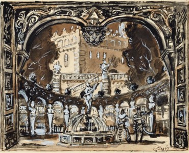 Set design for Boris Godunov