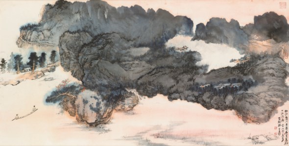 Zhang Da Qian, Boating in Paradise