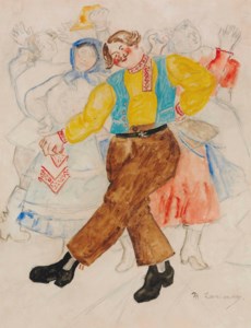 Costume design for Les contes Russes