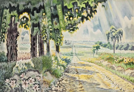 Charles Ephraim Burchfield, Dusty Road in July