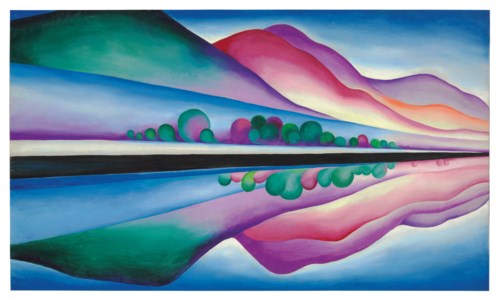 Georgia O'Keeffe, Lake George Reflection