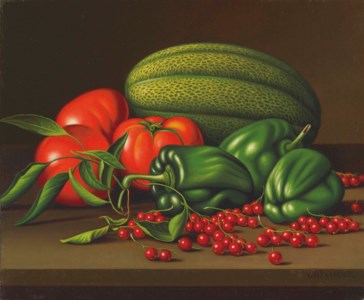 Tomatoes, Melon, Peppers and Red Currants