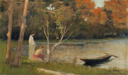 On the riverbank