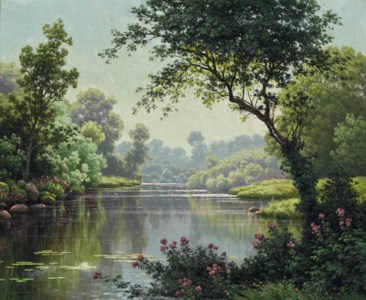 Le trou d'eau tranquille