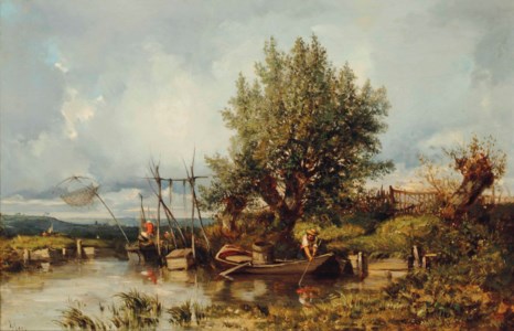 Angling on the river