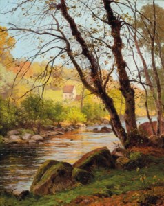 On the river bank