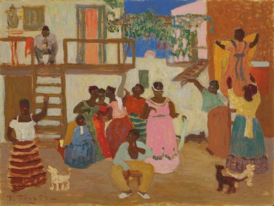 Preparando el candombe (Decoración)