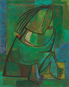Niña verde