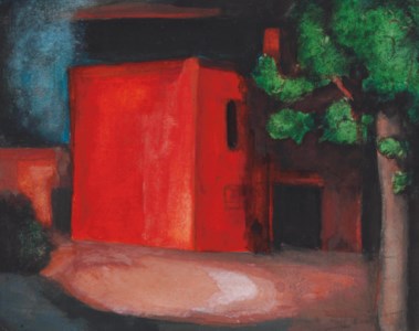Study for 'Red' (The Barn Petersville on Mahanoy, Pennsylvania)