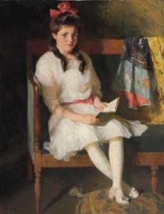 Frank Weston Benson, Portrait of Gertrude Russell