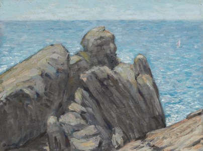 Rocks and Sea (Coastal Scene)