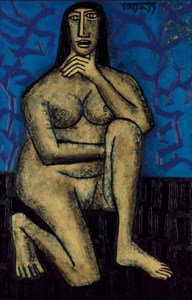 Francis Newton Souza, Untitled (Nude)