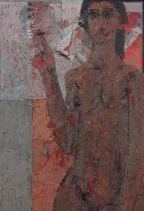Untitled (Woman with dove)