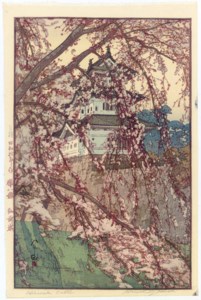 Hirosakijo/Hirosaki Castle , from the series Sakura hachidai (Eight views of cherry blossoms), 1935 Sekishozan (Shizhongshan), 1940 Soshu (Suzhou), 1940