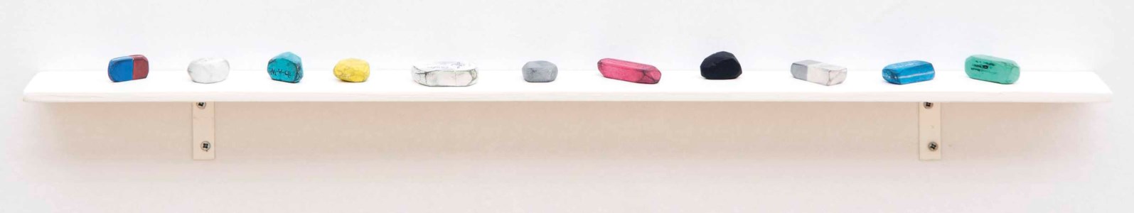 Untitled (11 Erasers)