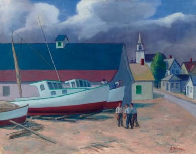 Boat Yard, Winter Harbor, Maine