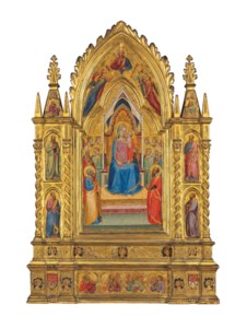 The Madonna and Child enthroned with saints