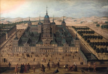 View of the Royal Monastery of San Lorenzo de El Escorial